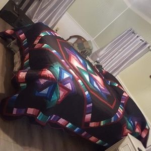 Hand made.. Hand stitched heavy king size quilt...